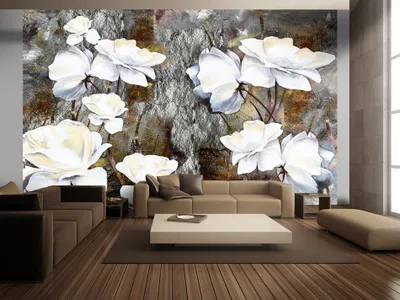 Produktbild von Vlies Fototapete 400x280 cm Tapeten Wandtapete XXL Blumen b-A-0098-a-c