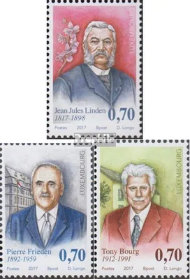Produktbild von Briefmarken Luxemburg 2017 Mi 2118-2120 (kompl.Ausg.) postfrisch Persönlichkeiten