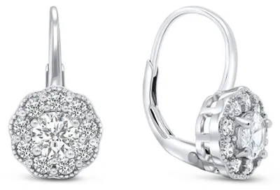 Immagine prodotto di Orecchini in argento con zirconi EA333W