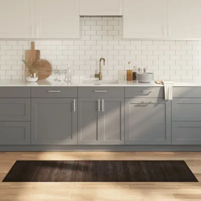 Produktbild von Hochwertig Teppich Rechteckig Dunkelbraun 60x200 cm Bambus 376719