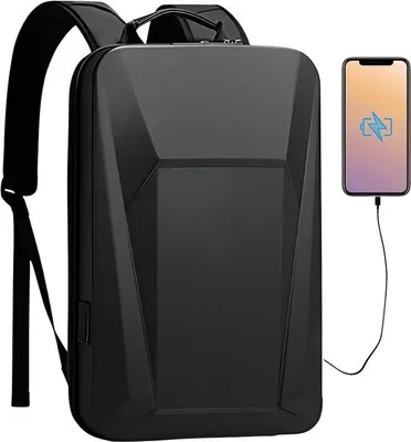 Productafbeelding van CarryQuest® - Rugzak - Met TSA-slot, waterafstotend, geschikt voor 15,6 inch laptop, zwart