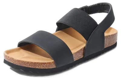 Produktbild von DREAM PAIRS Damen Pantoletten Sandals Riemchensandalen Sommer Strappy Sandal,Siz
