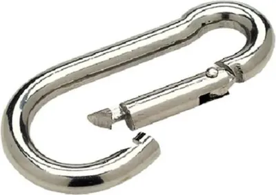 Produktbild von Seachoice Sicherheitskarabiner Silber 102 x 9.5 mm Silber 102 x 9.5 mm