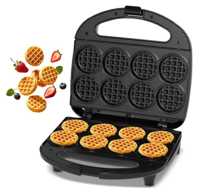 Image de Multi Mini gaufre, plaque à gaufre, cuisson 8 x 5 cm