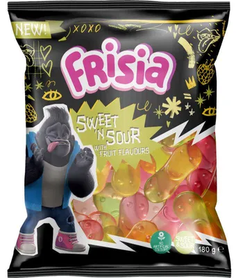 Obrázek produktu pro Frisia Sweet 'n Sour 180 g – Lahodná sladkokyselá svačina nebo příloha