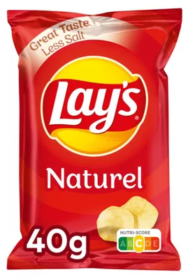 Produktbild von Lay's - Chips Naturel Bag 40gr | 20 Teile