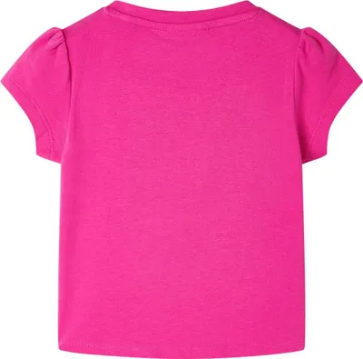 Produktbild von vidaXL Kinder-T-Shirt Dunkelrosa 116