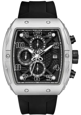 Produktbild von POLICE Herren Quarz-Analoguhr Chronograph Pewgo0063101 20 mm Gehäuse Mineralglas