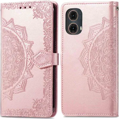 Obrázok produktu pre imoshion Mandala knižnica pre Motorola Moto G85 - Rosé Goud