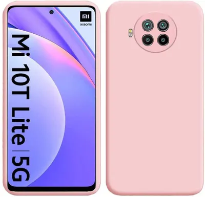 Obrázek produktu pro Pouzdro pro Xiaomi Mi 10T Lite, měkké silikonové ochranné pouzdro z tekuté gumy Růžový