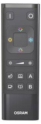 Obrázek produktu pro OSRAM SMART+ WIFI dálkový ovladač, dobíjecí s USB-C, v černé barvě, krytí IP20, pro inteligentní ovládání Automatizace inteligentních domácích systémů