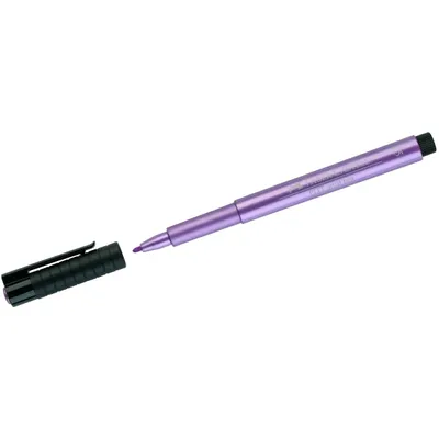 Produktbild von FABER-CASTELL Tuschestift PITT artist pen rot metallic