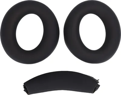 Produktbild von Ohrpolster und Kopfbügel passend für Soundcore By Anker Space Q45 Q35 Q30 Silikon-Headset-Ohrpolster