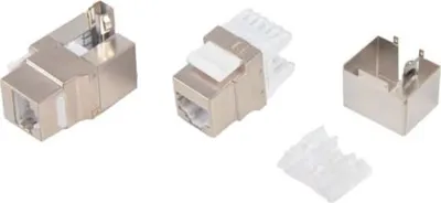 Immagine prodotto di XtendLan Jack Keystone RJ45, CAT5e, STP, installazione senza attrezzi, a scatto