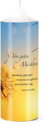 Produktbild von Trauerkerze »Von guten Mächten«