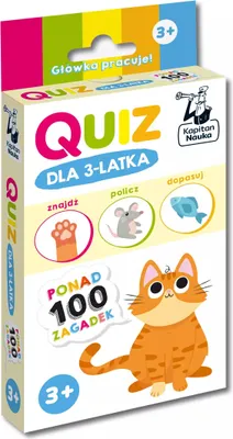 Productafbeelding van Quiz Dla 3-Latka. Kapitan Nauka. Quiz