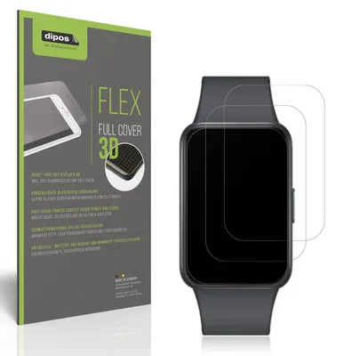 Produktbild von 2x Full Cover Schutzfolie matt für Samsung Galaxy Fit 3 Panzerfolie Anti-Shock