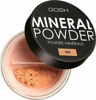 Produktbild von GOSH Mineral Powder, Universal, Alle Hauttöne, Tan, Braun, Topf, Matte
