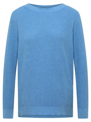 Produktbild von Cecil (304) NOS_Structured Boat Neck, cloud blue melange 17567 17567 XXL