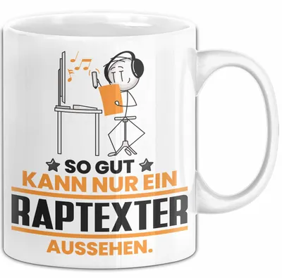 Produktbild von Raptexter Geschenk Tasse So Gut Kann Nur Ein Raptexter Aussehen Geschenkidee Kaffee-Becher (Weiß)