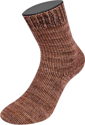 Produktbild von Lana Grossa - Vintage Socks 1008 graubraun dunkelbraun rosenholz meliert