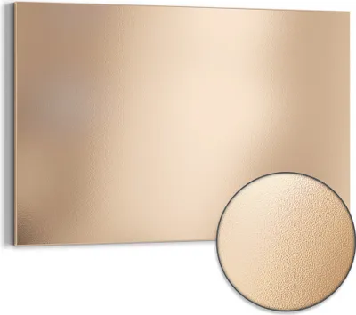 Produktbild von DEQORI Magnettafel Metall 90x60 cm 'Pfirsich' Whiteboard Pinnwand Magnetboard Büro