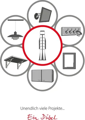 Produktbild von TOX Hakendübel 7Fits Hakenset-S - 011701047