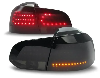 Produktbild von Original JOM URBAN LED Rückleuchten Schwarz Smoke SET für VW Golf 6 VI MK6 Limo
