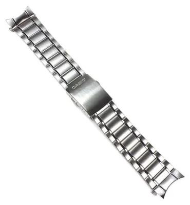 Produktbild von Casio Ersatzband Uhrenarmband Edelstahl Band Silberfarben 24mm MTD-1064D