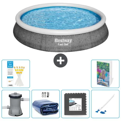 Zdjęcie produktu dla Bestway Fast Set, basen okrągły - 396x84 cm - 5-elementowy, model S315