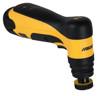 MIRKA Akku Blütenschleifer Akku AOS-B 130NV Ø 32 mm 3,0 mm Hub, Quick Lock-Gewinde, 4.000 - 8.000 UPM, inkl. 2 Quick-Lock Schleifteller