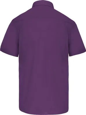 Image de Chemise à manches courtes en popeline de coton polyester de Kariban facile d'entretien pour hommes