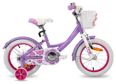 Produktbild von Kinderfahrrad - Kinderfahrräder - Mädchenfahrrad - 12 Zoll - Anfängerfahrrad - Fahrrad mit Stützrädern, Kohlenstoffstahl