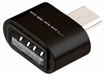 Image de Adaptateur USB - Micro USB OTG avec boîtier en aluminium