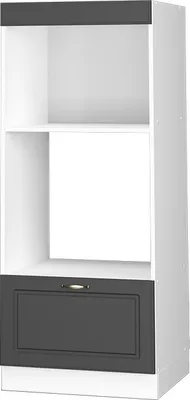 Obrázek produktu pro Skříňka na mikrovlnnou troubu Vicco Fame-Line Anthrazit-Gold Landhaus 60 cm otevřený, Model 38524