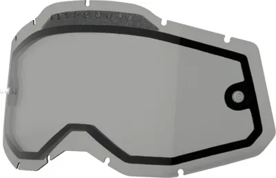 Productafbeelding van 100% Dual Vented Vervangingsvizier voor Racecraft II/Accuri II/Strata II. Kleur: Getint