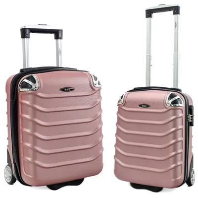 Produktbild von RGL 730S Kabinengepäck Kabinentrolley Koffer ABS Hardcase Grösse: S Farbe: Rose red