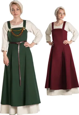 Produktbild von Wikingerkleid - Inga Farbe: grün, Größe: L-XL