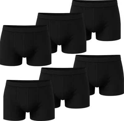 Obrázok produktu pre Pánske boxerky - bavlnené, čierne L 6
