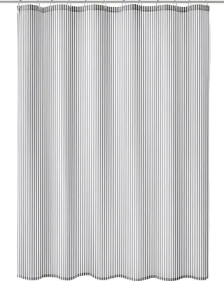 Produktbild von Kleine Wolke Duschvorhang Textil SANNA Grau 120 x 200 cm
