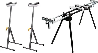 Produktbild von 2 x Stützbock Rollbock + Gehrungssägenuntergestell