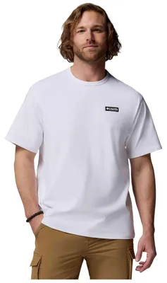 Image de T-shirt Columbia Camiseta Columbia CSC Heavyweight Back Graphic manga corta blanco limpio pour Homme