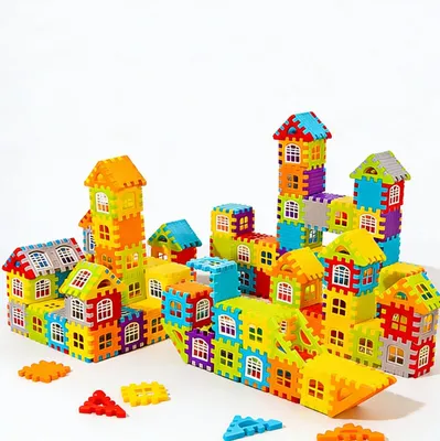 Produktbild von Bauklötze 160 Teile Kinder Steckbausteine STEM Lernspielzeug