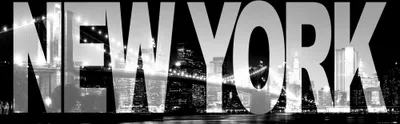 Obrázok produktu pre New York Art Print Obraz - New York, panoráma v noci (30 x 91 cm)