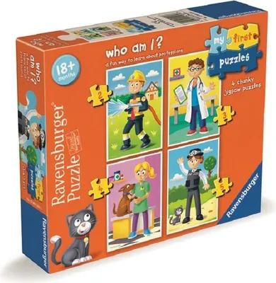 Obrázek produktu pro RAVENSBURGER Moje prvn puzzle: Uhdne, kdo jsem? 4v1 (2,3,4,5 dlk)