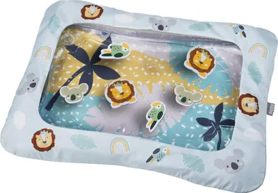 Produktbild von Nuby Wassermatte Dschungeltiere mit 6 niedlichen, schwimmenden Figuren mehrfarbig One Size