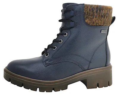 Produktbild von Jana Softline Damenschuhe Schnürstiefel Blau Freizeit