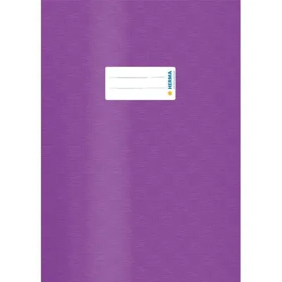 Produktbild von HERMA Heftschoner Bastprägung violett DIN A4