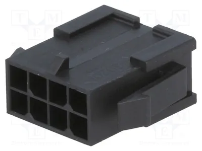 Immagine prodotto di 1 connettore a spina da 3 mm, connettore maschio per cavi, 8 pin, codice prodotto: 43020-0800, marca Signteck
