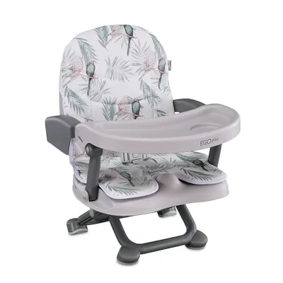 Image de Lorelli Chaise haute pour enfants 2 en 1 Ego Plus, chaise d'enfant, pliable, réglable en hauteur gris